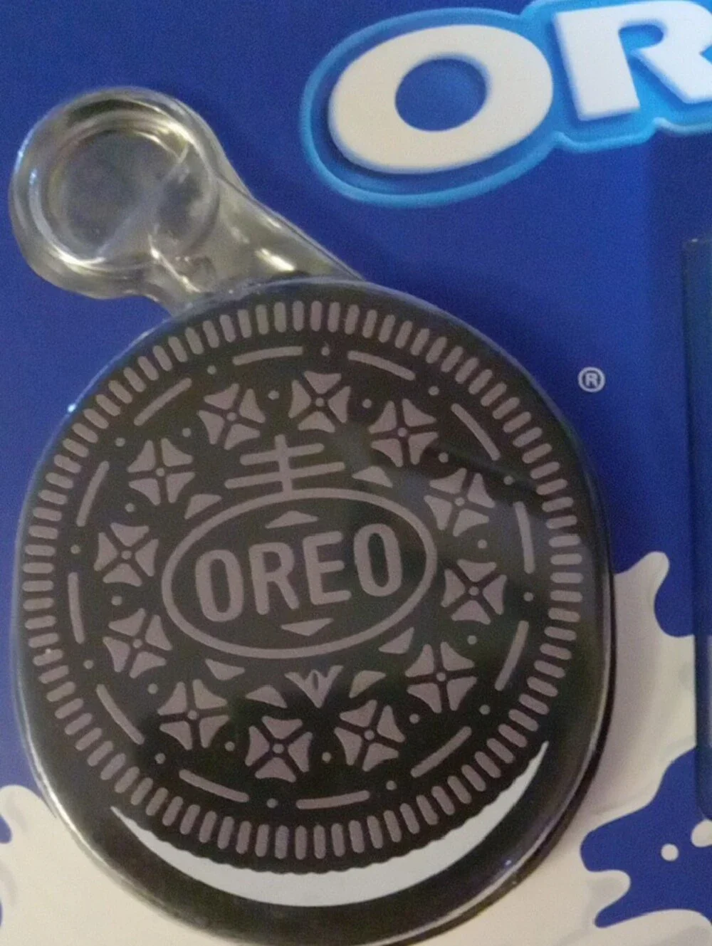 Oreo Lip Balms & Keychain - Green, Blue, White